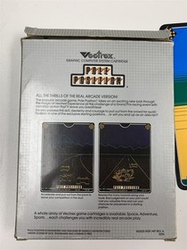 Pole Position Vectrex GCE 1983 - 100% COMPLETE CIB - Box Manual Overlay Tray