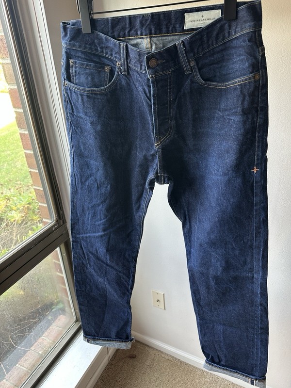 Imogene + Willie Selvedge Denim Jeans Barton Slim 32x32