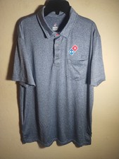 Dominos Uniform Polo Shirt Men M Good Condition