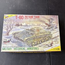 Vintage Zvezda Model Kit 1/35 Scale Russian WWII T-60 Soviet Light Tank Tracks