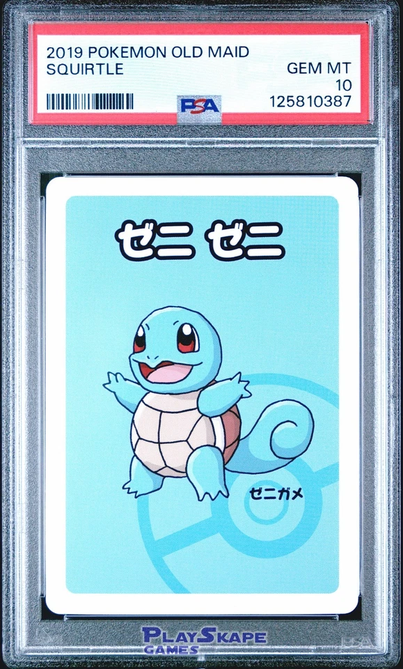 Pokemon Card PSA 10 Squirtle Old Maid Japanese Game 2019