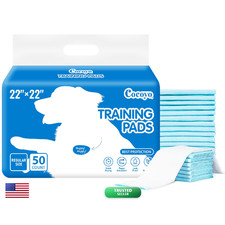 Cocoyo Best Value 22X22 Dog Training 50 Dog Pee Absorbent Puppy Padswhite A34