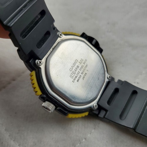 RARE VINTAGE 1980'S CASIO ALTI-DEPTH ARW-320 METER JAPAN DEPTH MEN'S WATCH  - Picture 6 of 10