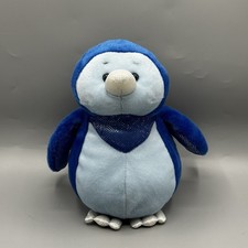 Ganz Webkinz Ice Penguin HM734 Glitter Plush Stuffed Animal Toy NO CODE 8.5" EUC