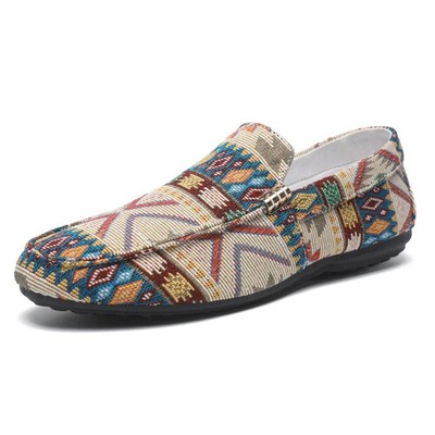 Outdoor Mens Casual Shoes Loafers Lazy Walking Sneakers Non-slip Flats Driving