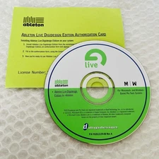 Ableton Live Digidesign Edition MAC & WIN Disc & Authorization Card