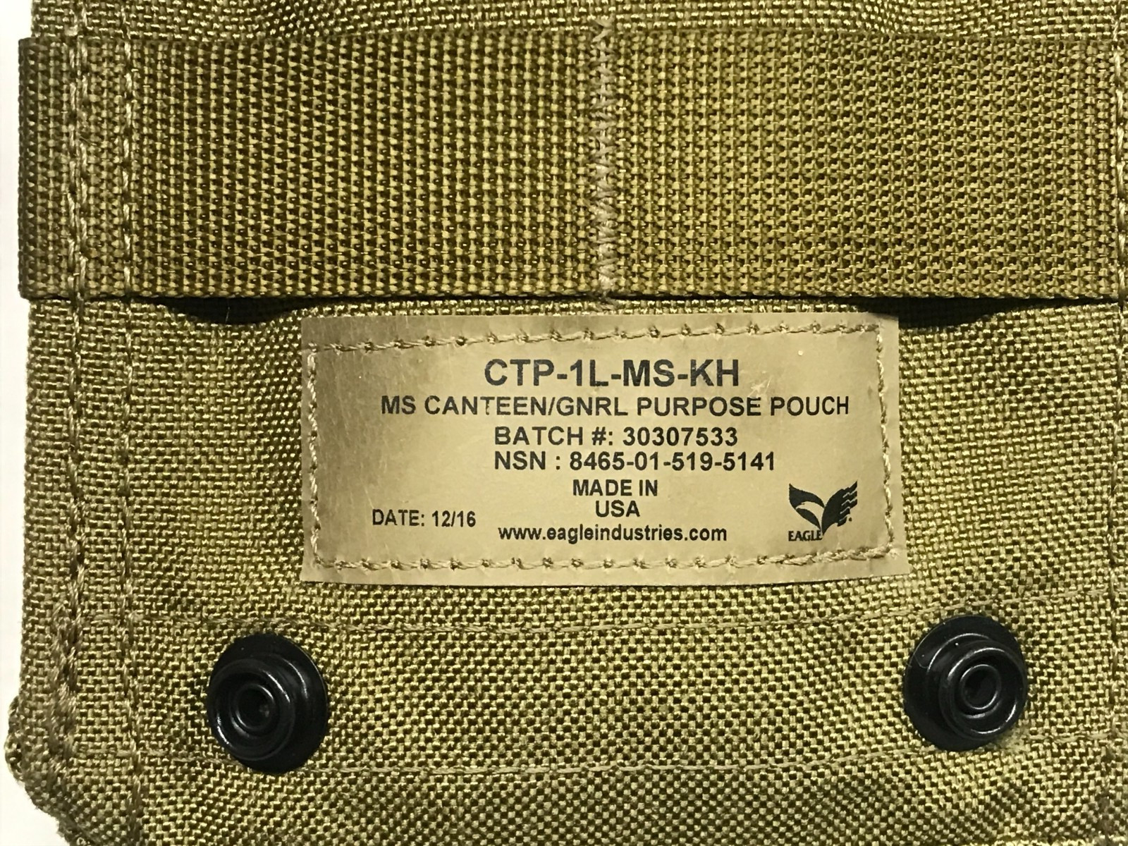 1 Quart Canteen / General Purpose Pouch FSBE Coyote USGI Eagle Industries