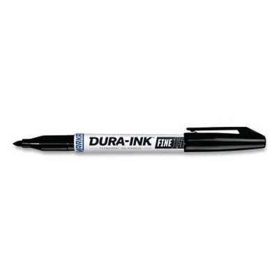 MARKAL 96023 DURA-INK 15 MARKER 1/16'' BLACK WATER-RESISTANT FINE TIP