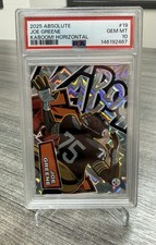 KABOOM! PSA 10 Horizontal Joe Greene #19 2025 Panini Absolute