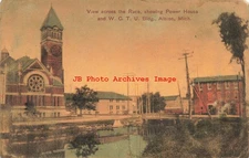 MI, Albion, Michigan, Power House, & WCTU Building,Metropolitan News Pub No 2001