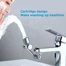 1080  Rotating Faucet Extender Aerator Universal Sink Tap Filter Splash-Proof.