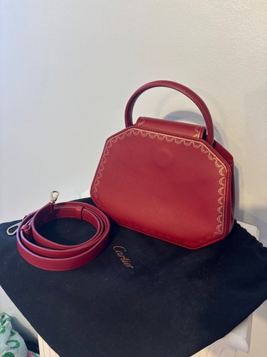 Cartier Red Guirlande Shoulder Bag, Near Perfect Condition!