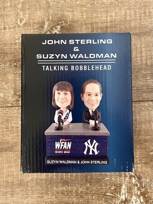 John Sterling & Suzyn Waldman WFAN New York Yankees Talking Bobblehead 2022 SGA