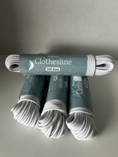 Whitmor 6198-921 Biały plastik 100 stóp Linia ubrań Do użytku wewnątrz na zewnątrz - ILOŚĆ 4