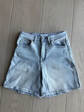 Vervet Women's High Rise Jean Shorts Light Wash Size Small