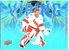 2025-26 Upper Deck Series 2 - Frederik Andersen #VB-2 - Vibing - Hurricanes