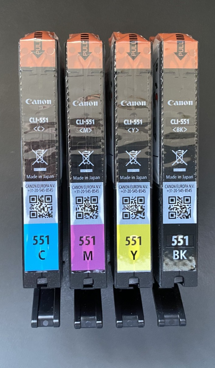 Genuine Canon CLI-551, 4-Colour Ink Cartridges, Canon Pixma MG7550, MX725, MX925 - Image 9