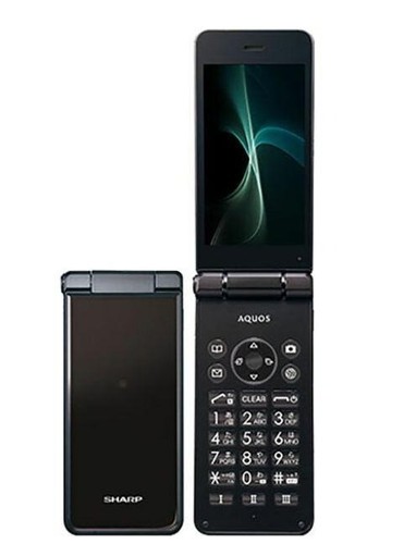 SHARP AQUOS SH-N01 KEITAI Black Android Flip Phone Unlocked 601SH Used from JP - 第 1/6 張圖片