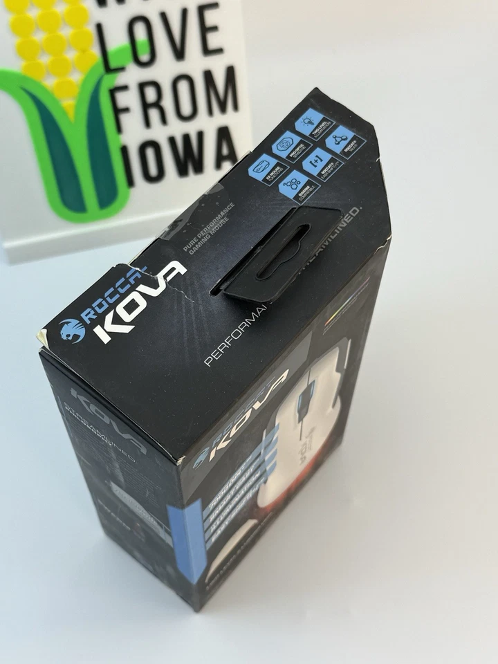 ROCCAT Kova Wired Optical Gaming Ambidextrous Mouse with multi-button design RGB - Image 2 of 4