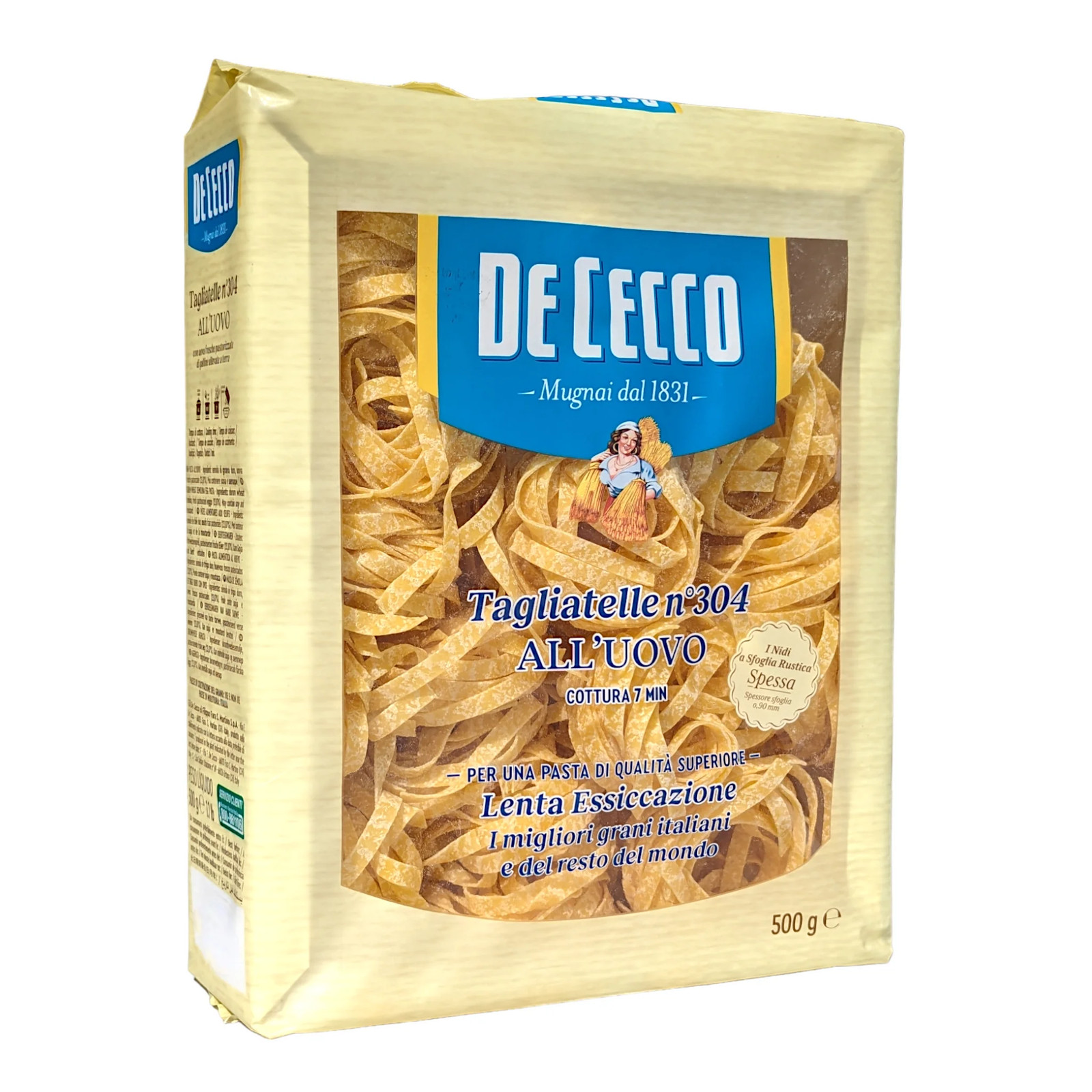 De Cecco Egg Pasta Tagliatelle no.304 All'Uovo 500g