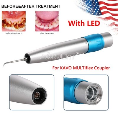 Dental Air Scaler Handpiece Sonic L Fiber Optic LED fit KAVO MULTIflex Coupler