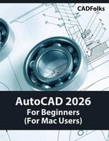 Cadfolks | Autocad 2026 For Beginners (For Mac Users) | Taschenbuch | Englisch
