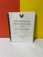 Viking Semiconductor Equipment VIS-1-001-01 VIS-100F Sys Operator & Maintenance