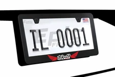 Kanji / Japanese Symbol for Honda Premium Black Metal License Plate Frame