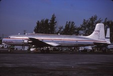 Dia XB-EXF Douglas DC-6A(F) Pescamex 07/1988 35mm gerahmt OP-L11-100