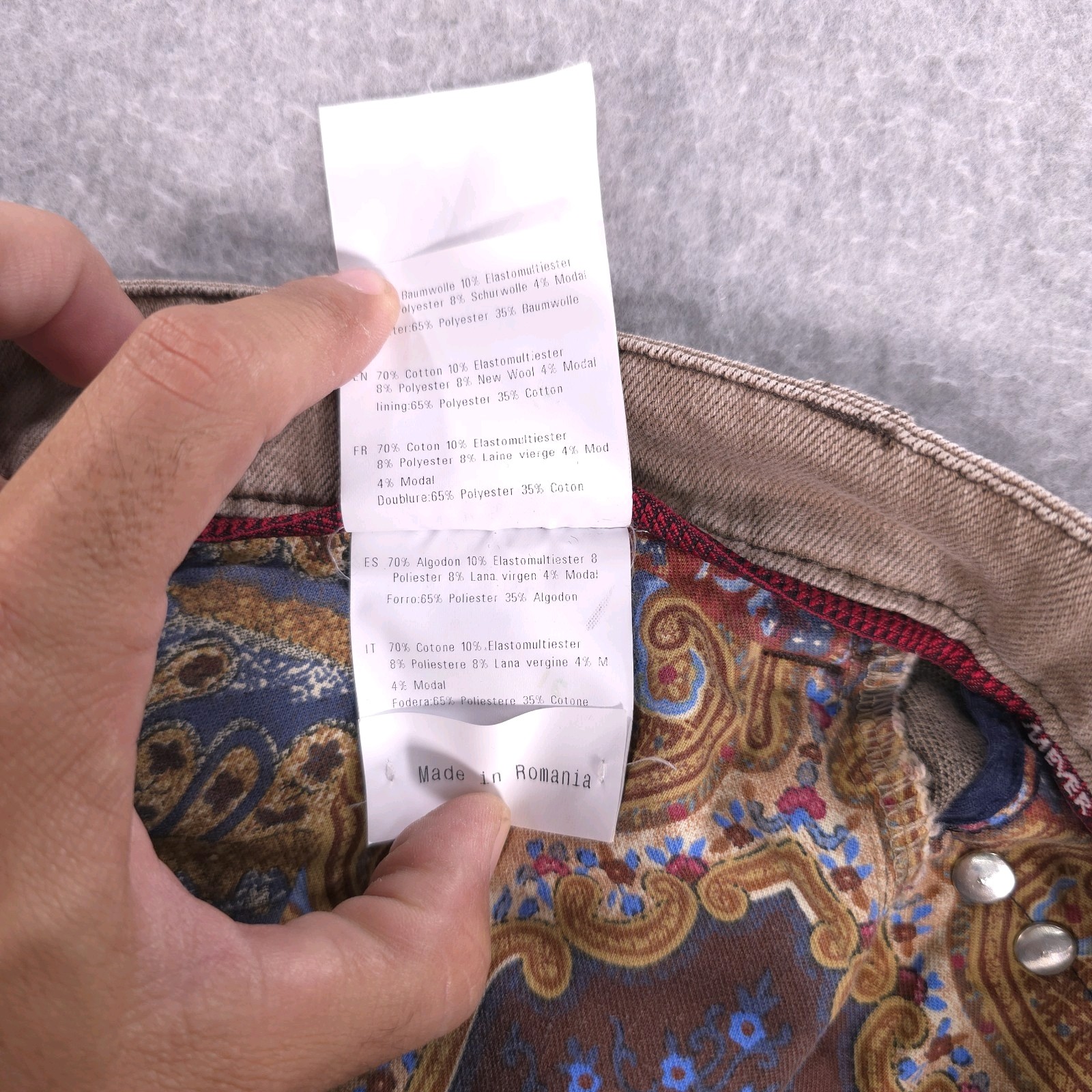 Meyer Chicago Brown Regular Soft Stretch Chino Tr… - image 7