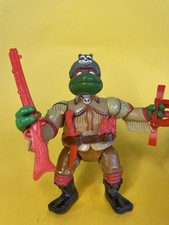 Vintage TMNT SEWER SCOUT RAPH figure COMPLETE  1992 Playmates Wild West Raphael 