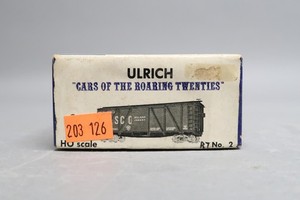 HO Wood Kit - Ulrich Frisco Box Car - Unbuilt