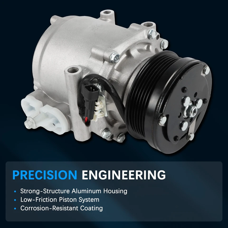 NEW A/C Compressor w/ Clutch For Mercury Grand Marquis 2003-2004 2005 CO2486AC Foto 3 de 4