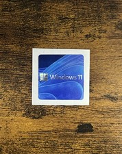1x Windows 11 Prismatic Desktop / Laptop sticker label NEW 