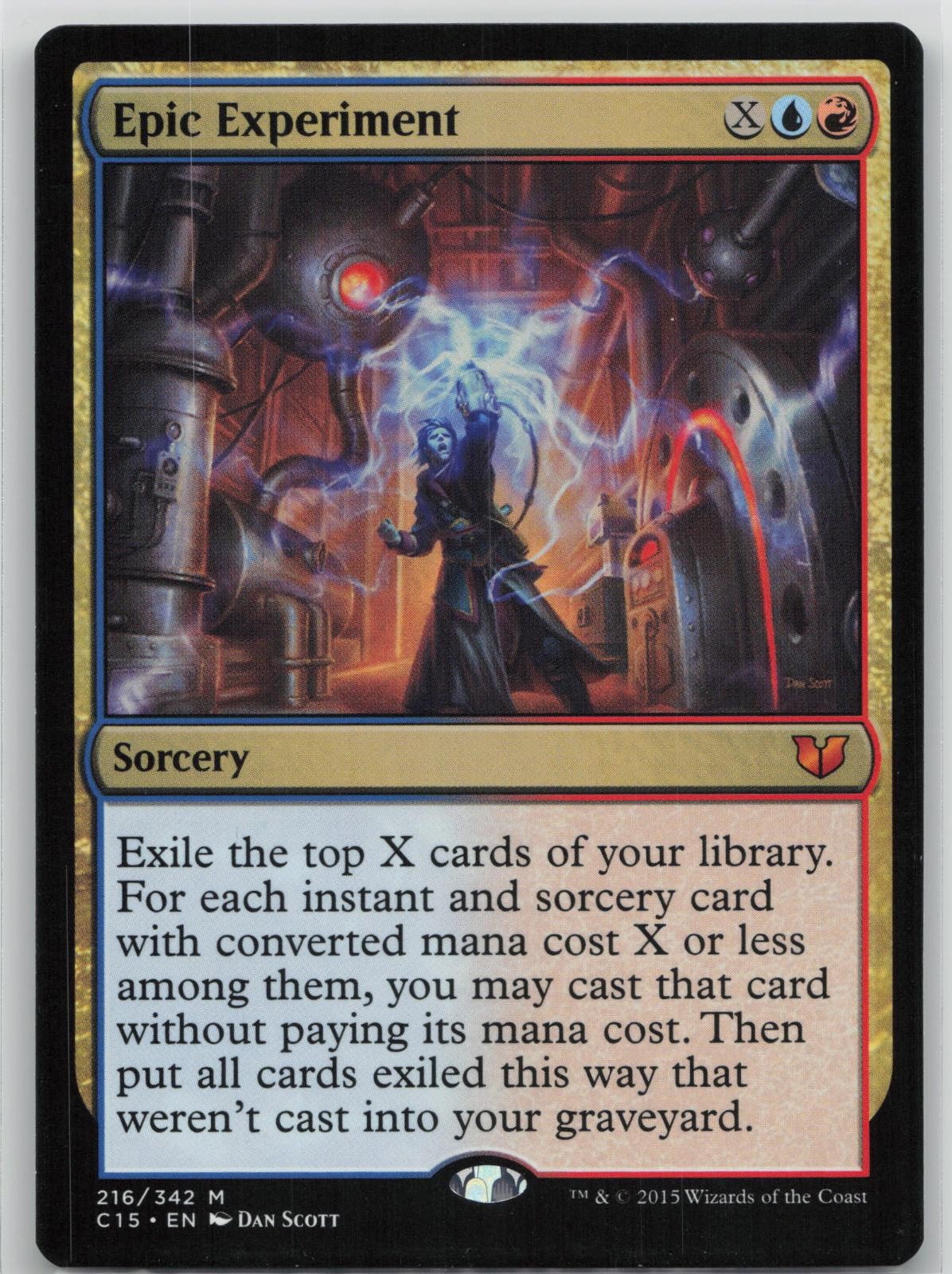 EPIC EXPERIMENT 216 - Commander 2015 Mythic NM -
