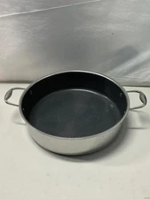 Hexclad 7QT Hybrid Deep Sauté Pan/Chicken Fryer No Lid
