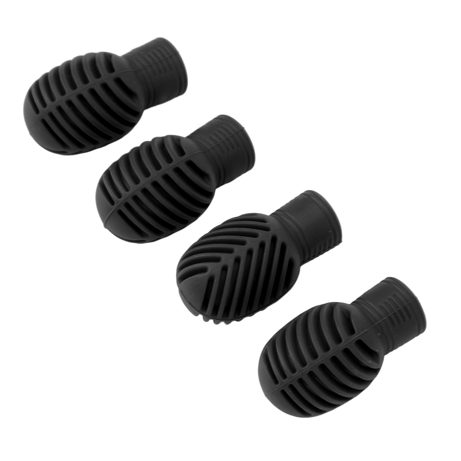 4PCS Drumstick Silent Practice Tip Stretchable Silicone Drum Practice Percussion