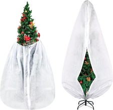 Christmas Tree Storage Bag 6ft Fits Up to 6.5Ft White Dust Proof Cover