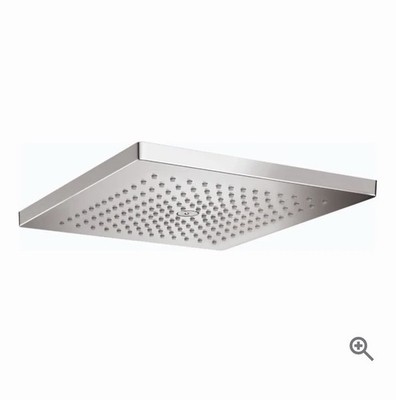 Hansgrohe 26240001 Bathroom Rain Square Shower Head POLISHED CHROME New