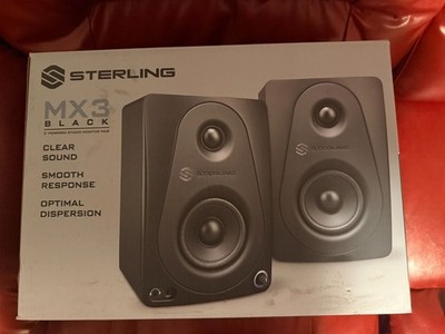 Sterling Desktop Speakers - MX3 - Black