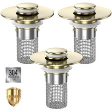 Stainless Steel Bathroom Sink Hair Catcher