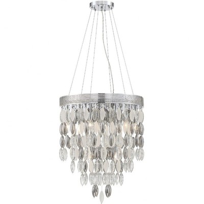 Crystorama Lighting HUD-A2219-CH Hudson - 9 Light Chandelier In Classic Style -