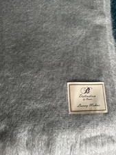 Luxury Mohair Throw Distinction by Bronte Grey colour 3x