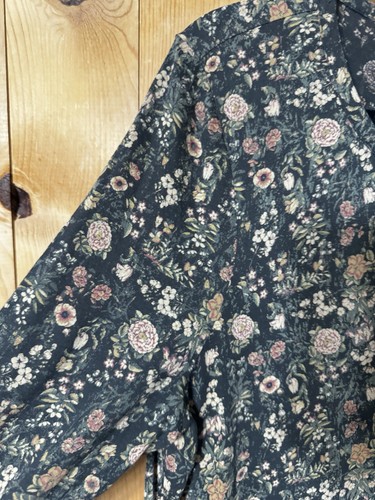Peruvian Connection Alpine Flower Tunic Pima Cotton Modal Size Large 3/4 Sleeve - Picture 12 of 23