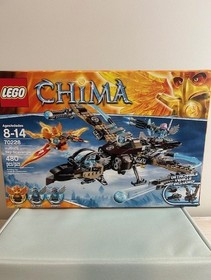 LEGO LEGENDS OF CHIMA: Vultrix's Sky Scavenger 70228 **100% Complete-See Notes**