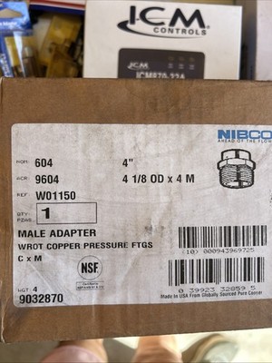 4  Male Adapter Writ Copper Pressure FTGS