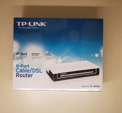 TP-LINK 8 PORT CABLE/DSL ROUTER