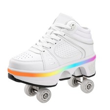 Roller Skate Shoes for Girls, Kids, Women, Men,Double-Row Skating Shoes,Retra...