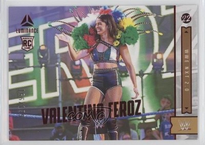 2022 Panini Chronicles WWE Luminance Red /199 Valentina Feroz #158 Rookie RC 5i2