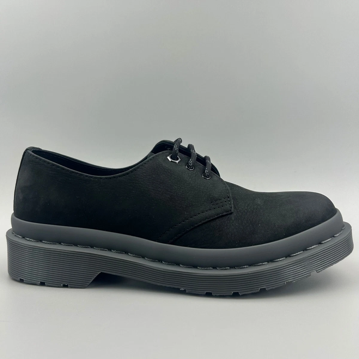 Dr. Martens Platform Square Toe Oxford Black Leather Shoes Unisex Men 8 Women 9 Unisex Dr. Martens 8053 Platform | Zappos.com main image 3